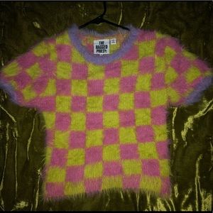 The Ragged Priest data fuzzy crop top